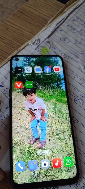 oppo a96 8gb 128gb tuch brek hy baki all ok complete box sath hy 6