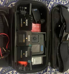 Hardly Used GoPro Hero Black 11 and Rode wireless Go II