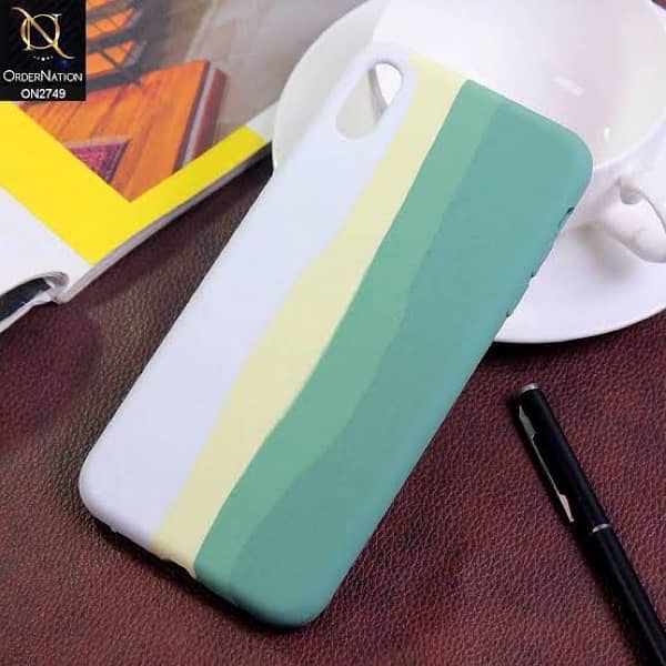 iPhone x/xs rainbow case / contact on wtsp only 1