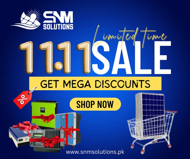 11.11 Mega Solar Sale 0