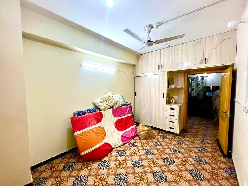 2 BEDROOM FURNISHED FLAT FOR SALE F-17 ISLAMABAD ALL FACILITY AVAIL 10