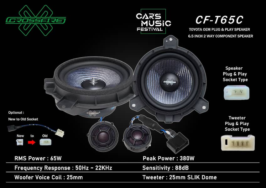 CROSSFIRE TOYOTA&HONDA OEM SPEAKERS 0