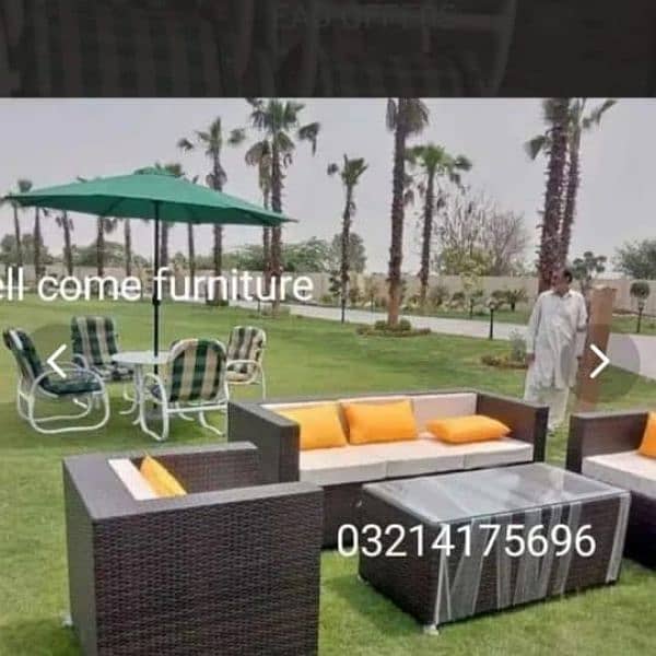 outdoor garden RATTAN upvc furniture sofa set chairs and table 10