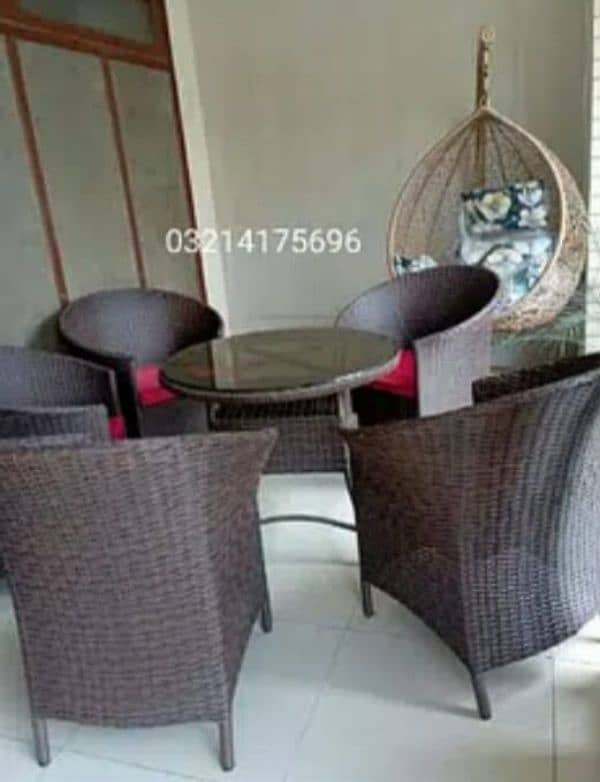 outdoor garden RATTAN upvc furniture sofa set chairs and table 16