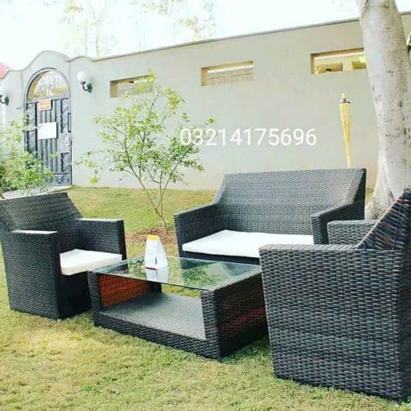 outdoor garden RATTAN upvc furniture sofa set chairs and table 18