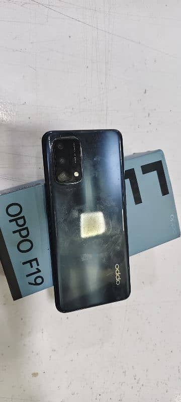 oppo f19 with box panal change but installed orignal finger working 1