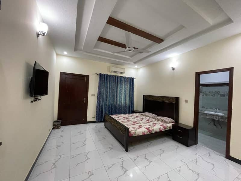 i-8.40x80 fully furnished upper portion tiles flooring luxury House available for rent garden 36