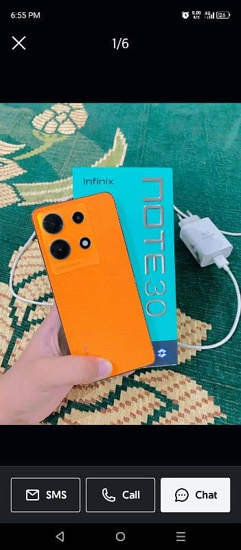 infinix note 30 10/10 8/256 box and charger 4