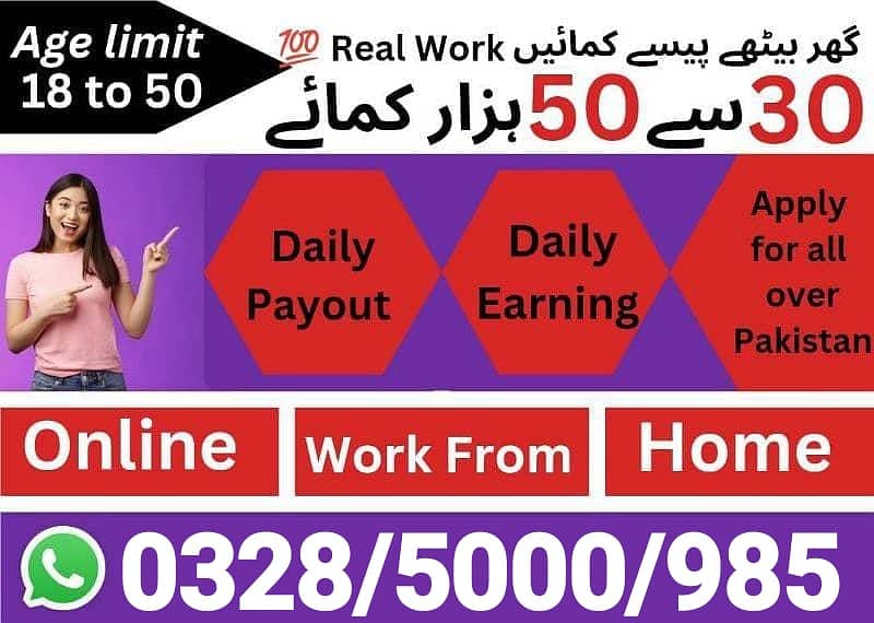 Part Time Job /  Full Time Job /  Home Base Job / Online Jobs 0