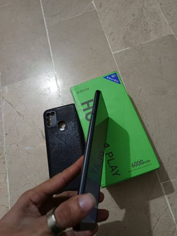 infinix hot 11play 4gb 64gb 6000mh batrry with box 6