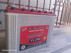 pheonix 230Amp Tall Tubular Battery TX 2500