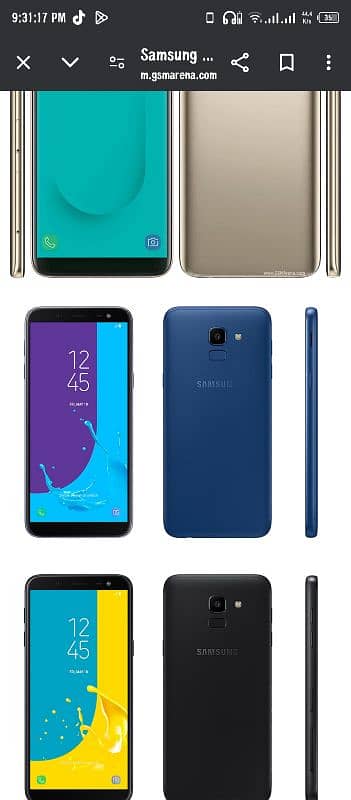 Samsung Galaxy j6 4 64 3