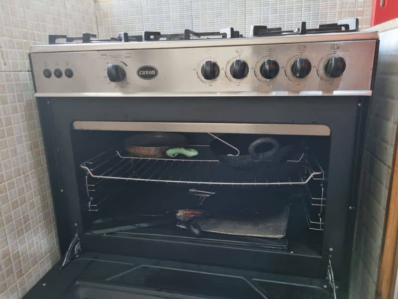 Canon 5 burner cooking range and Hood 1