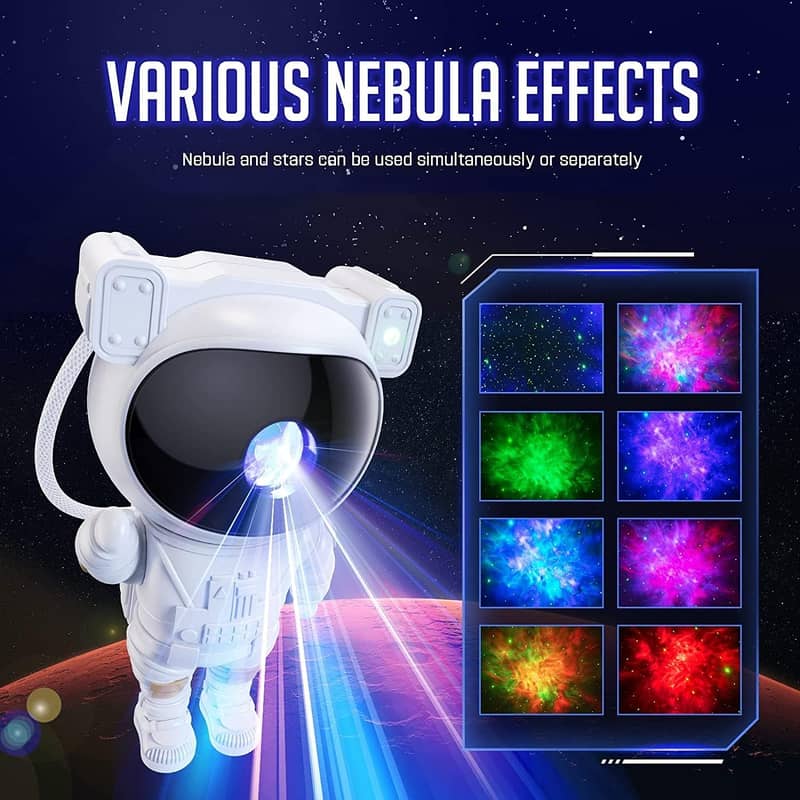 Astronaut Projector Lamp Galaxy Projector Light with Speaker Remote 2