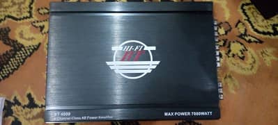 4 channel Hi-Fi amplifier & original boombo speaker