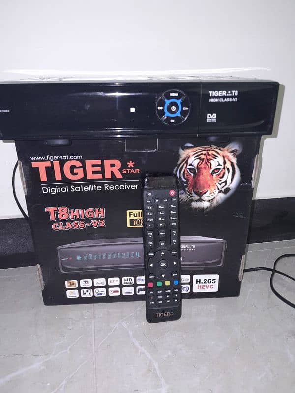 Tiger ricevier with Dish with LNB 5