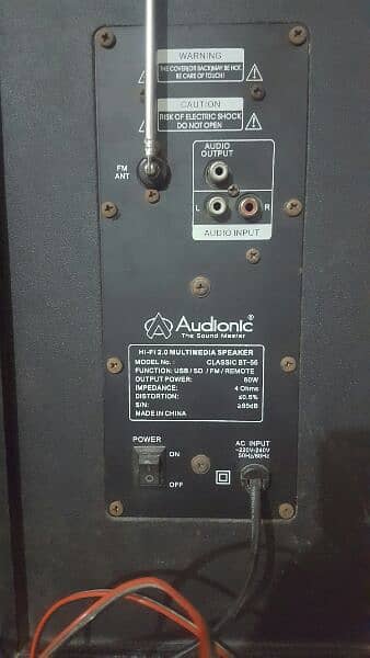 Audionic Speakers Bluetooth usb Aux fm option 8