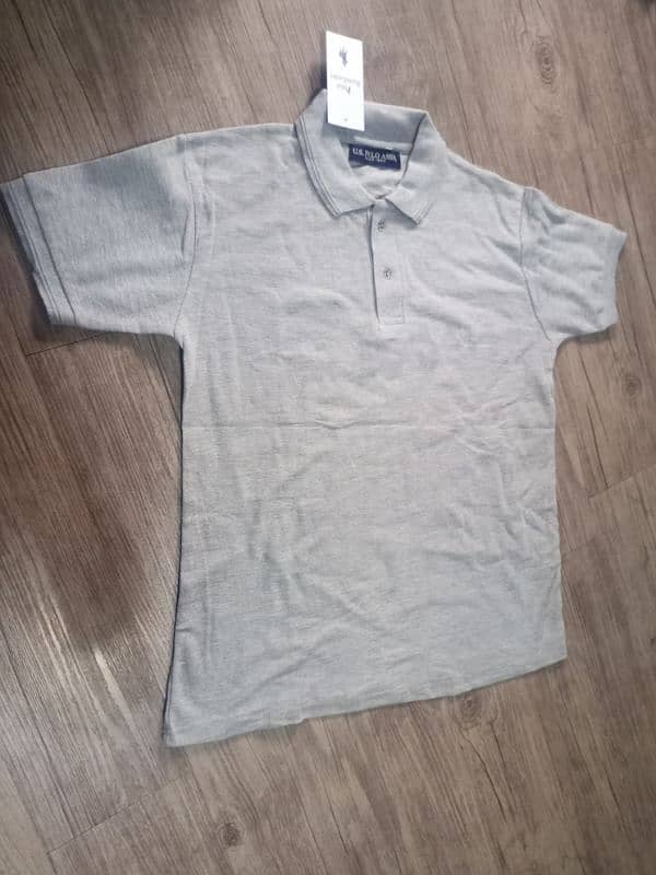 BASIC PLAIN POLO T SHIRTS 0