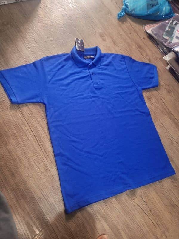 BASIC PLAIN POLO T SHIRTS 3