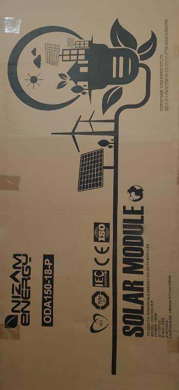 2 Pcs Nizam Energy Solar Panel 1