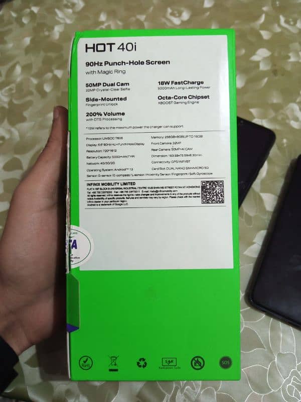 Infinix hot40I 8 256 0