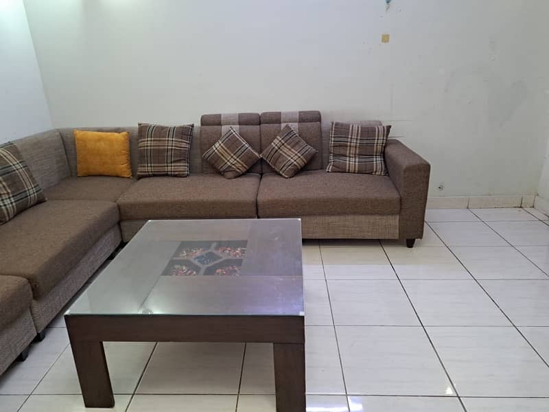 8 seater L shaped sofa 1