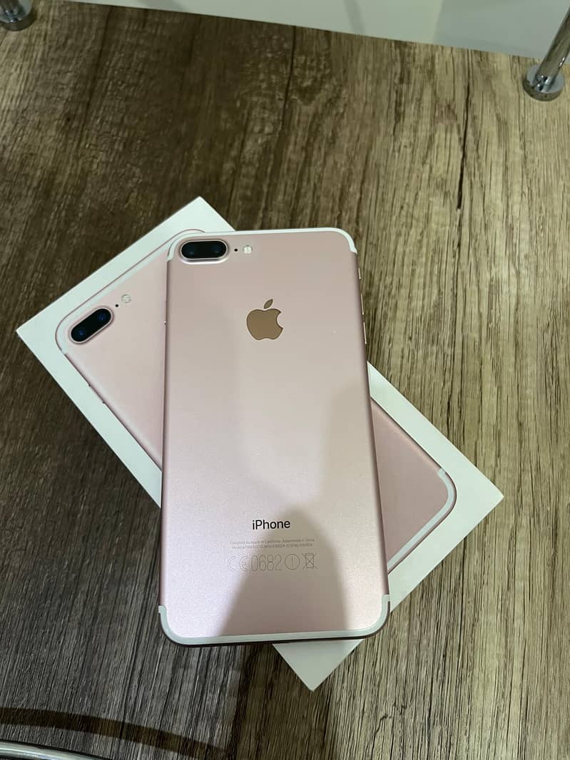 iPhone 7plus 128gb PTA Approved With Box 1