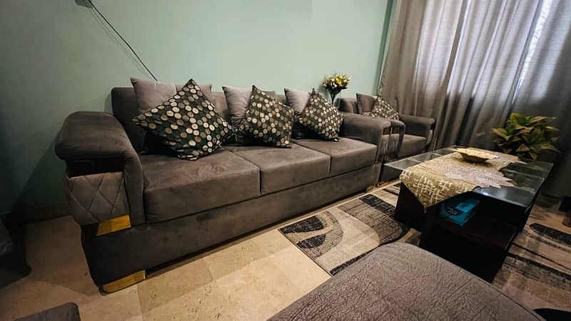 full 7 seater sofa set with center table 2