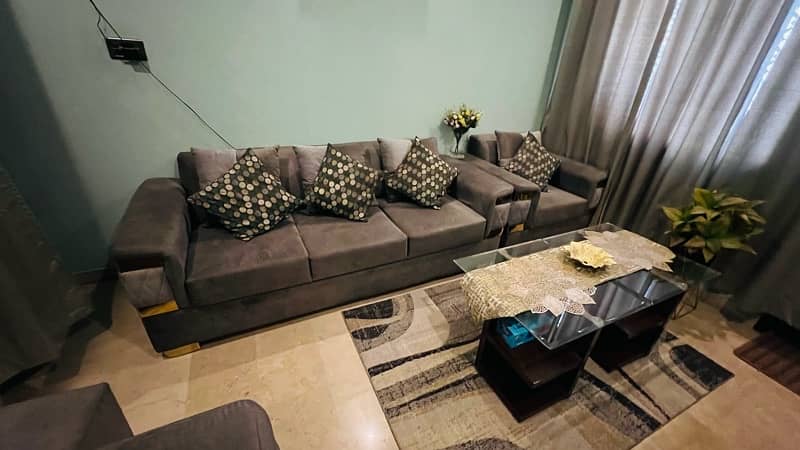 full 7 seater sofa set with center table 4