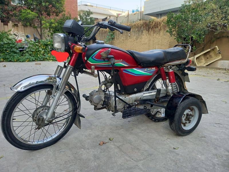 Honda bike disabled persons for sell 1