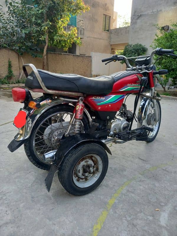 Honda bike disabled persons for sell 3