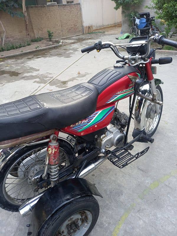 Honda bike disabled persons for sell 4