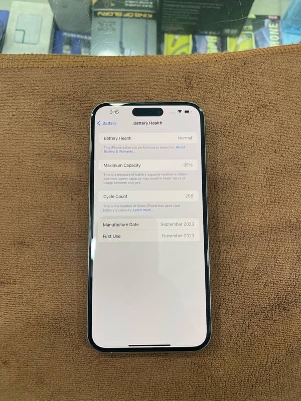 i phone 15 pro max 256gb physical dual sim pta approved 6