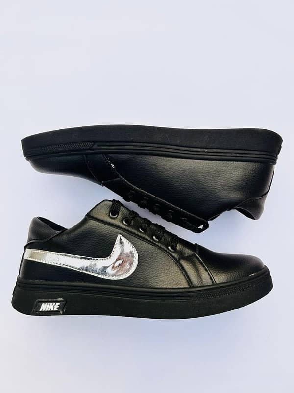 Leather sneakers  with nike logo 3