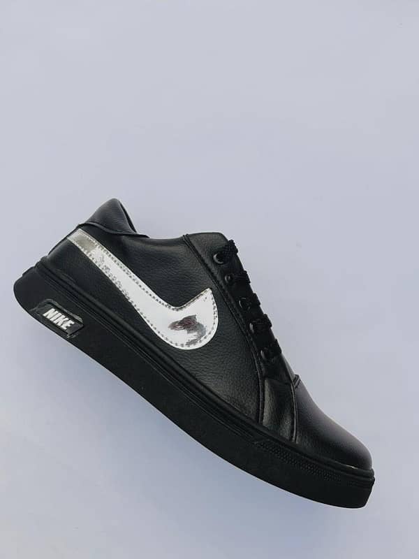 Leather sneakers  with nike logo 4