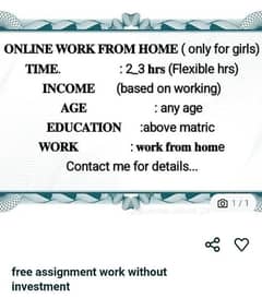 Free assignment work