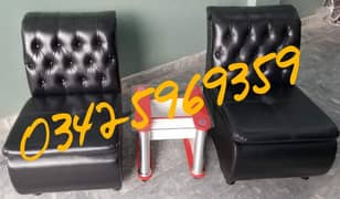 Office waiting single sofa set dsgn furniture cafe parlor center table