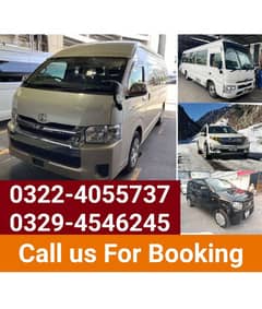 Toyota Hiace Grand Cabin | Coaster for Rent | BRV | Corolla |  Alto