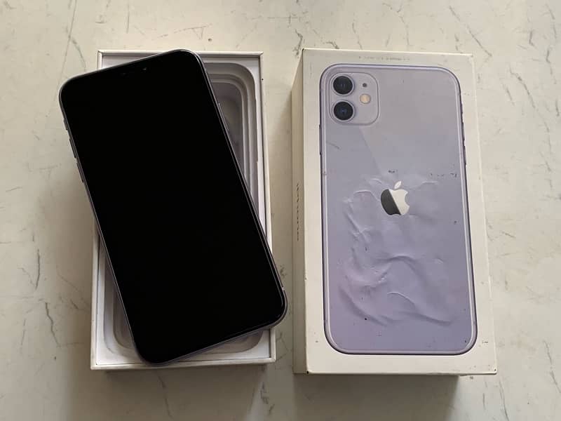 Iphone 11 with box 128gb dual physical sim official pta approved 1