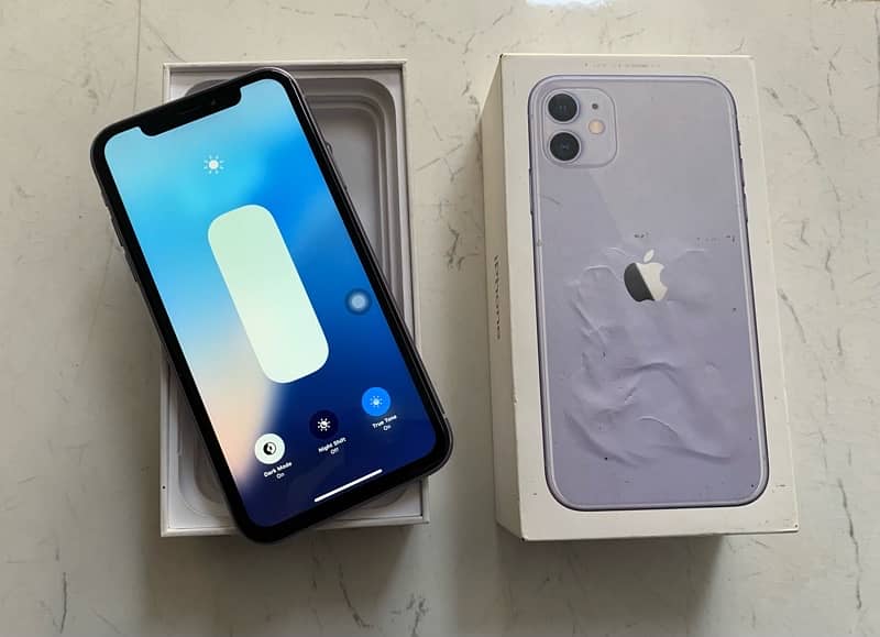 Iphone 11 with box 128gb dual physical sim official pta approved 2