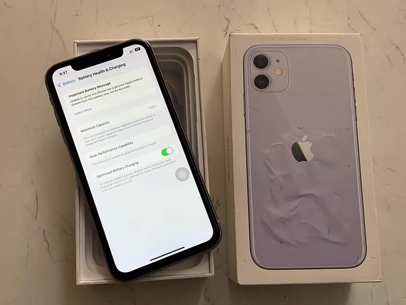 Iphone 11 with box 128gb dual physical sim official pta approved 9