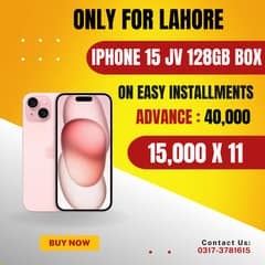 IPhone 15 JV 128GB Box Pack On Easy Installments