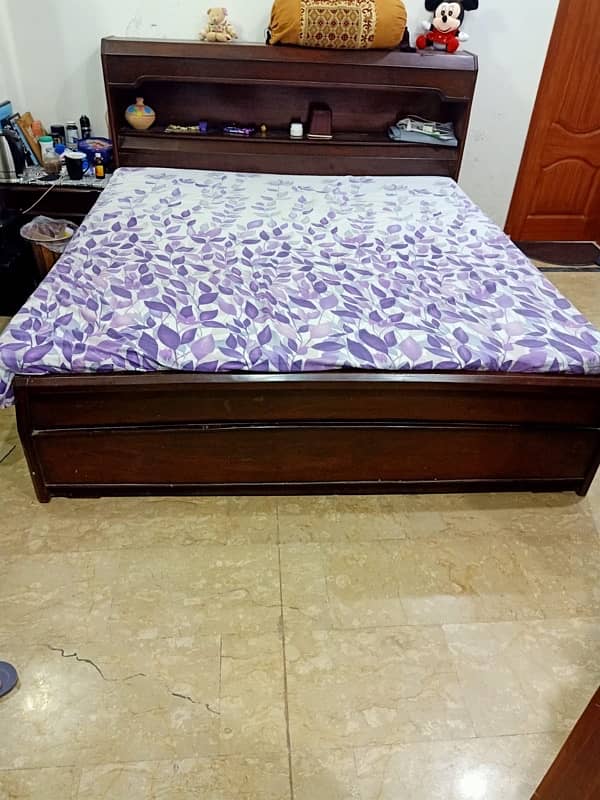 Complete Bed Set with Dressing Table and Side Table for Sale! 0