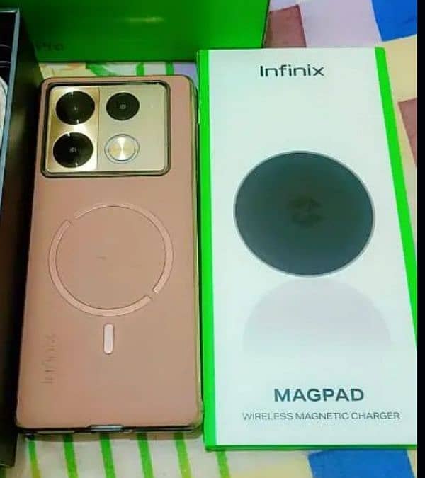 Infinix note 40 pro 12+12/256gb wireless charge exchange possible 5