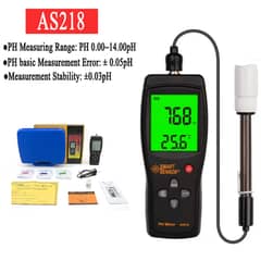 AS218 Smart Sensor Digital Ph Meter Tester Soil Moisture