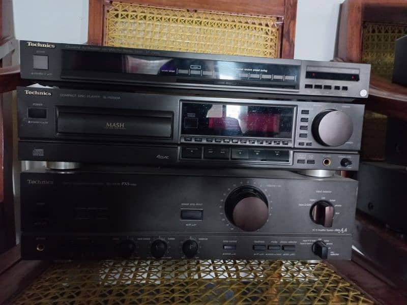 Technics Stereo Amplifier SU-V470, CD Player SL-PG520A & Tuner ST-Z960 1