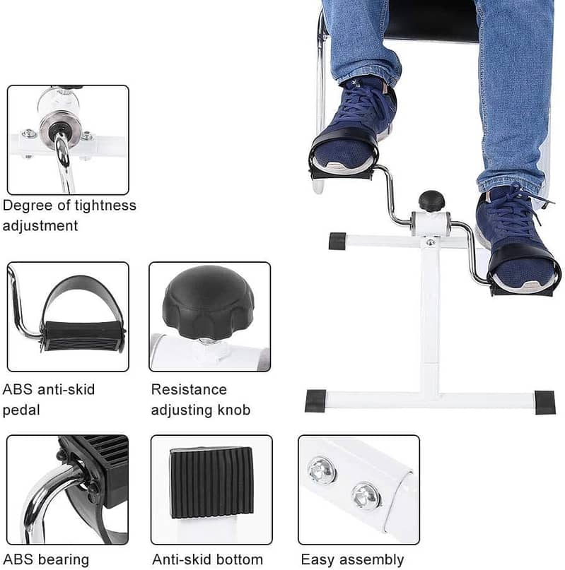 Mini Exercise Cycle for Home Pedal Exerciser Gym Fitness 4