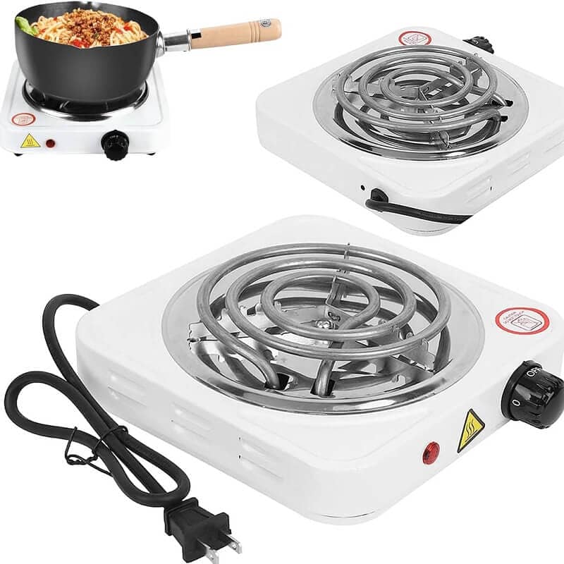 Electric Stove Hot Plate 1000W Electric Cholha Single Stove Cooking 3