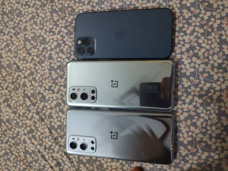 Iphone 12 pro and Oneplus 9 pro 1