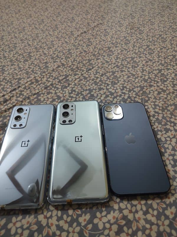 Iphone 12 pro and Oneplus 9 pro 2